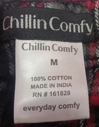 Viral Attire  CHILLIN COMFY WOVEN FLANNEL SLEEP PANT -  - 1 Option, XL