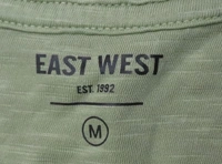 EAST WEST SLUB KNIT T SHIRT - 2B1 - Olive Green, S