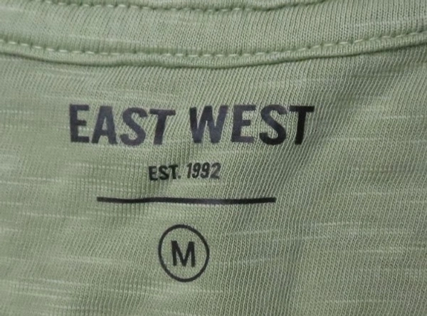 EAST WEST SLUB KNIT T SHIRT - 2B1 - Olive Green, S