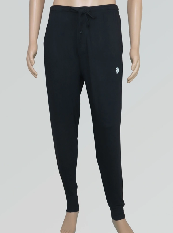 U.S. POLO ASSN (Label Slit) U.S. POLO ASSN MENS MODAL SLEEP JOGGER - 1A3 - Black, L