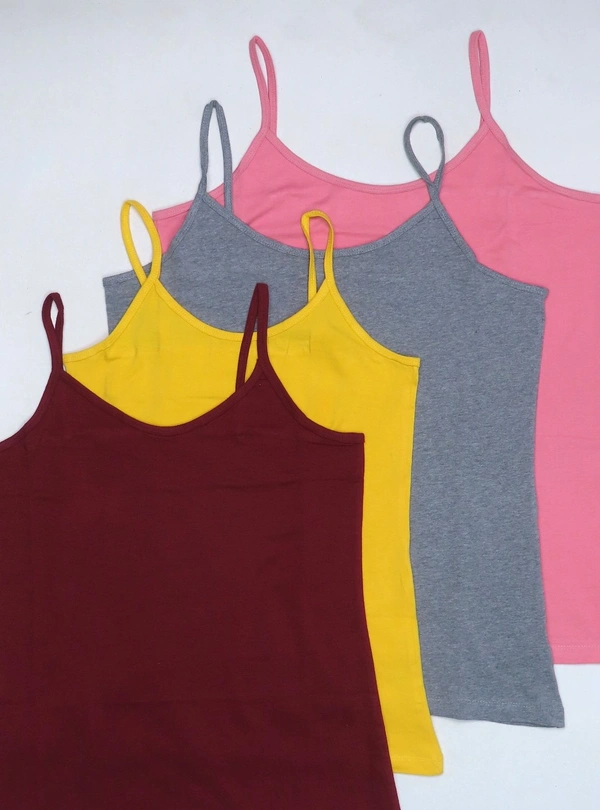 Realbasics Real Basics Ladies Stretch Camisoles - MX1 - mixed Colors, XXL
