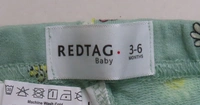 S4S ATTIRE  REDTAG BABY GIRLS SWEAT PANT 9A1 - 3-6m, Green AOP