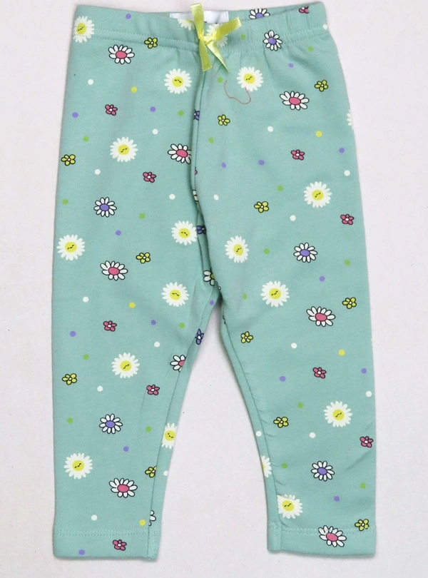 REDTAG Redtag Baby Girls Sweat Pant  9A1 - Green, 6-12m