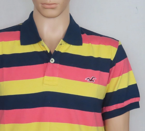 Holister Holist Striped Polo 9A2 - Holister, XL