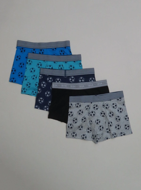 S4S ATTIRE  M&S BOYS 5 PACK BOXERS 5A6 - MIXED, 15/16 Years