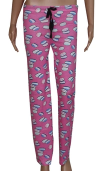 MAX LADIES PRINTED NIGHT PANT CD1 - L, Heart AOP