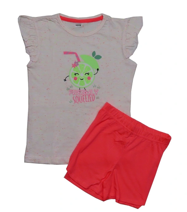 Zeeman GIRLS PRINTED  SHORT SET RB1 - 1 Option as in image, 2y
