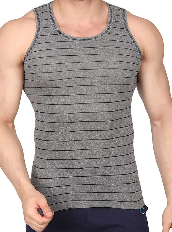 Chromozome CHROMOZOME STRIPED VEST 2C1 - Charcoal, M