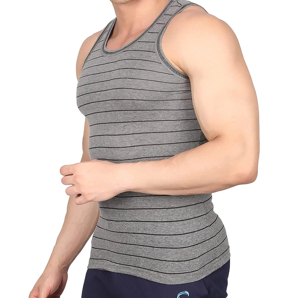 Chromozome CHROMOZOME STRIPED VEST 2C1 - Charcoal, L