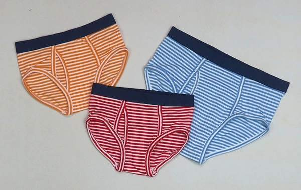 PRIMARY BOYS 5 PACK OUTER ELASTIC BRIEFS 5A1 - Mixed Colours, 4-5 Years