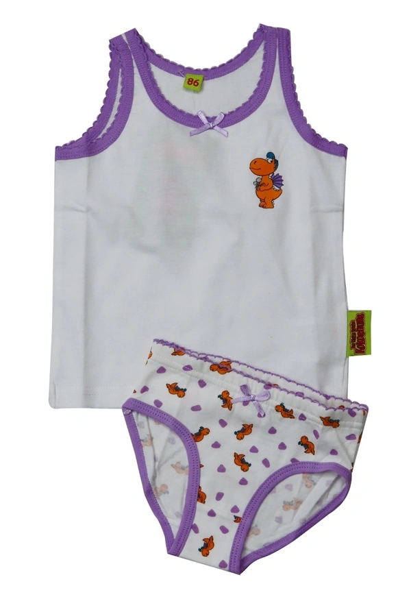 KOKOSNUSS GIRLS PRINTED INNER WEAR SETS 50C - As image, 5/6 Years