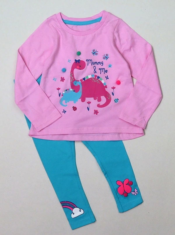 DUNNES GIRLS PRINTED 2 PC SET 8A3 - 2 options as in image, 3/4y