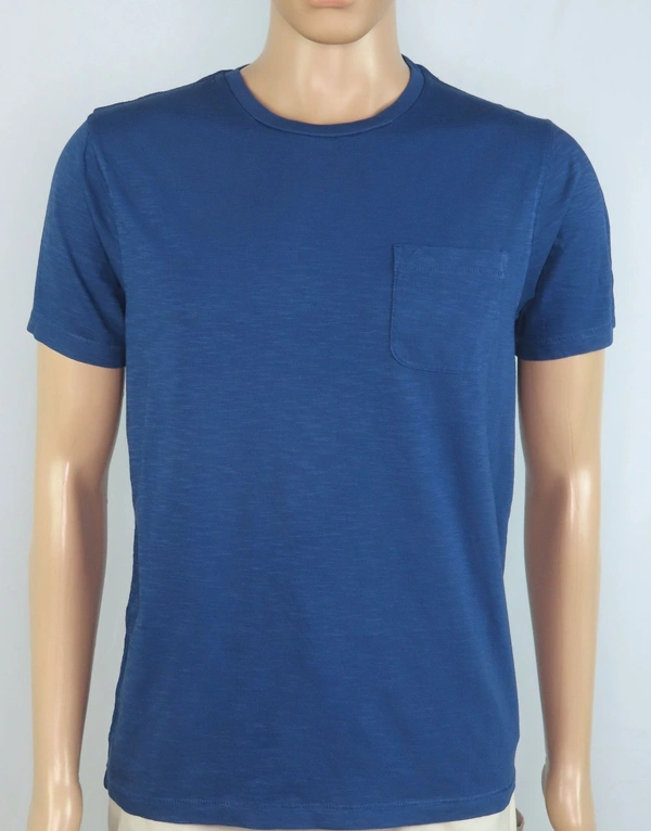 EAST WEST SLUB KNIT T SHIRT 2A1 - Navy, XL