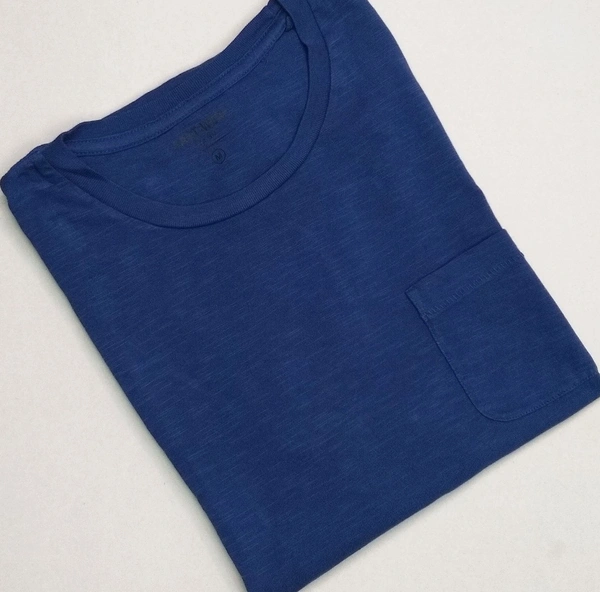 EAST WEST SLUB KNIT T SHIRT 2A1 - Navy, XL