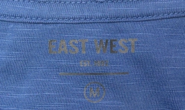 EAST WEST SLUB KNIT T SHIRT 2A1 - Navy, XL