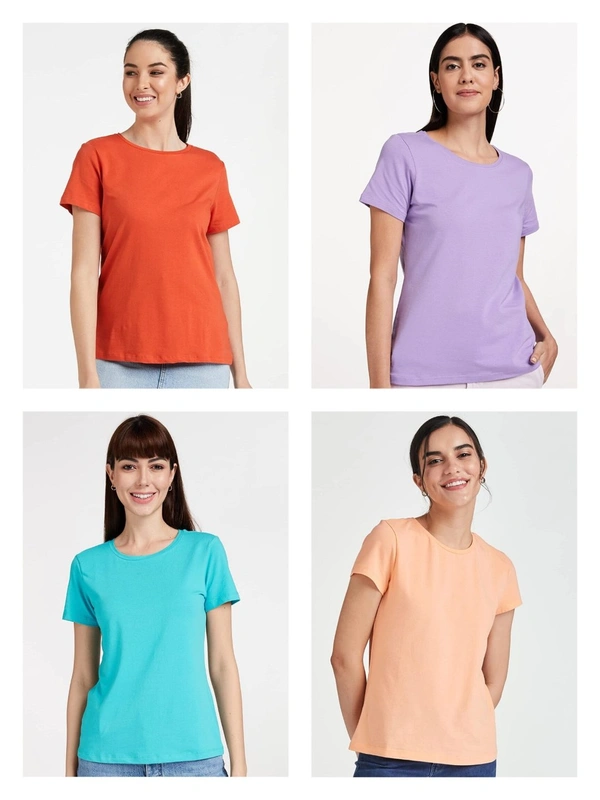 SYMBOL  ESSENTI SYMBOL LADIES STRETCH TSHIRT  MX4 - Mixed colors, L
