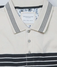 DENIM & FLOWER STRIPED POLO 2A1 - As image, XL
