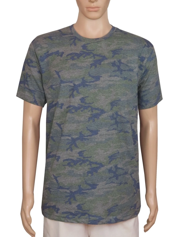 L.A.T CAM PRINTED TSHIRT 8A2 - Green camo, XL