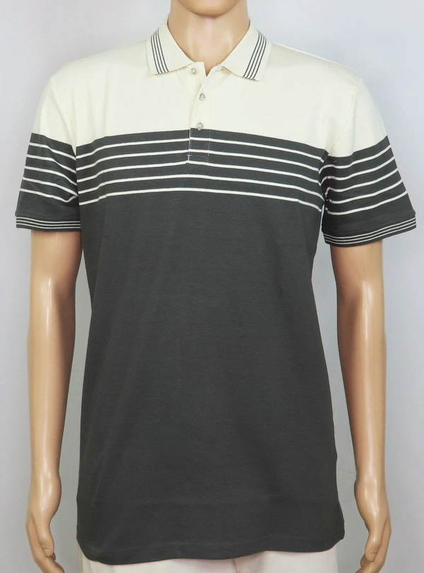 DENIM &FLOWER  DENIM  &FLOWER STRIPED POLO  2A1 - 1 Option, S