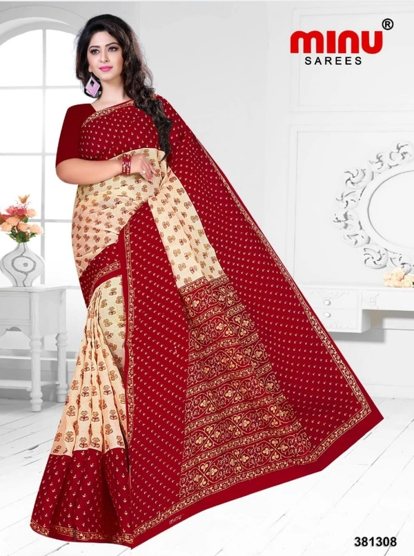 Minu Shagoon  Saree 308 - 5.5, As image