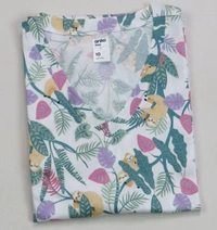 Anko ANKO PRINTED NIGHTSHIRT 5B1 - White / Leaf AOP, L (12)