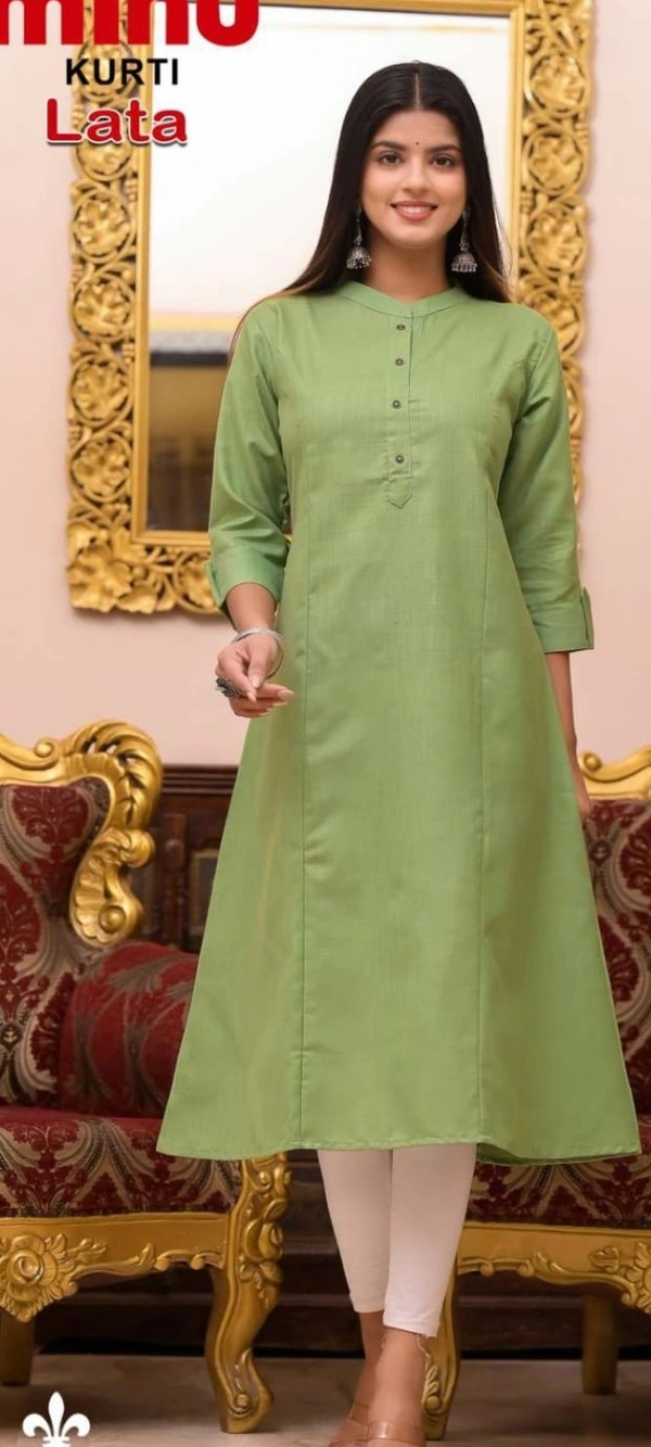 Minu Lata Long Kurti  1003 - as image, M