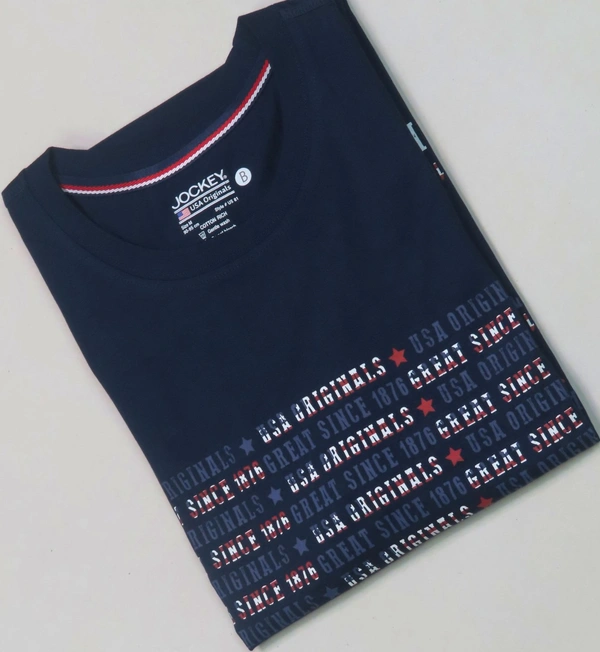  JOCKEY  JOCKEY PRINTED T SHIRT 5C1 - Navy, M