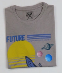 Max MAX PRINTED TSHIRT 7B1 - Stone, L
