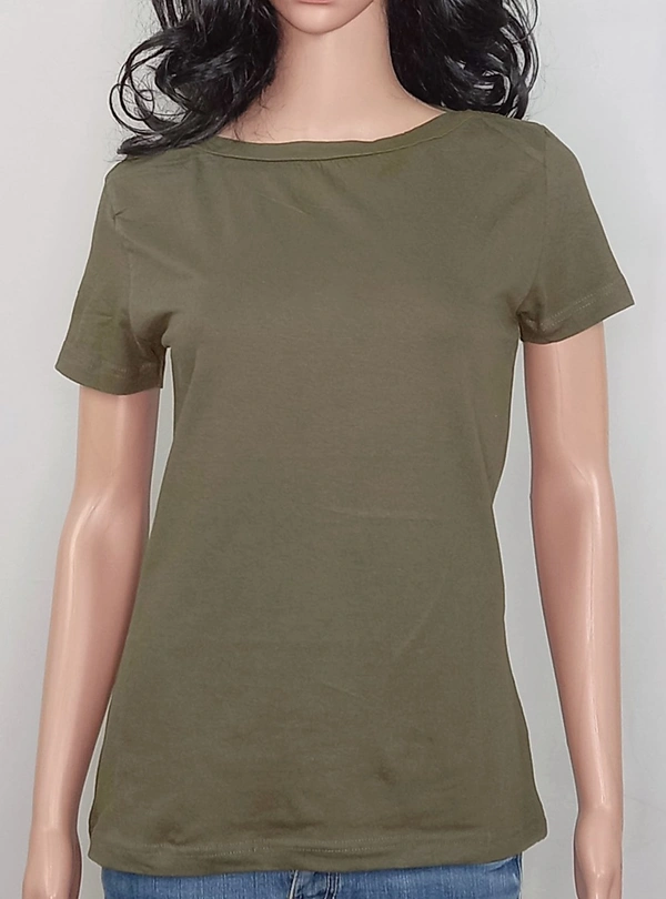 REAL Basics  REAL BASICS LADIES STRETCH TSHIRT  3C1 - Olive, L