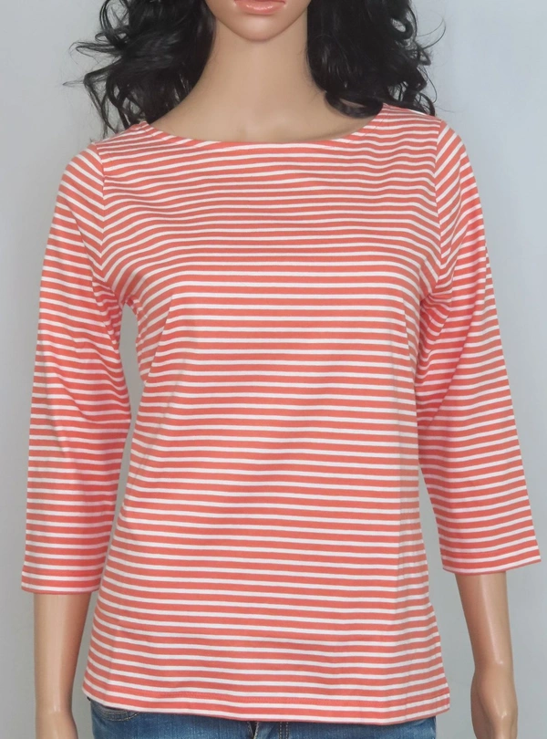 APPLESEEDS  STRIPED 3/4TH SLEEVE  TSHIRT  PB1 
