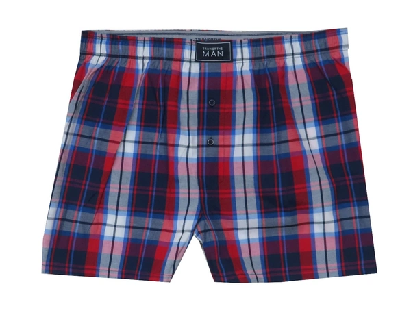 S4S ATTIRE  MENS WOVEN BOXER SHORTS B1 - As image, S