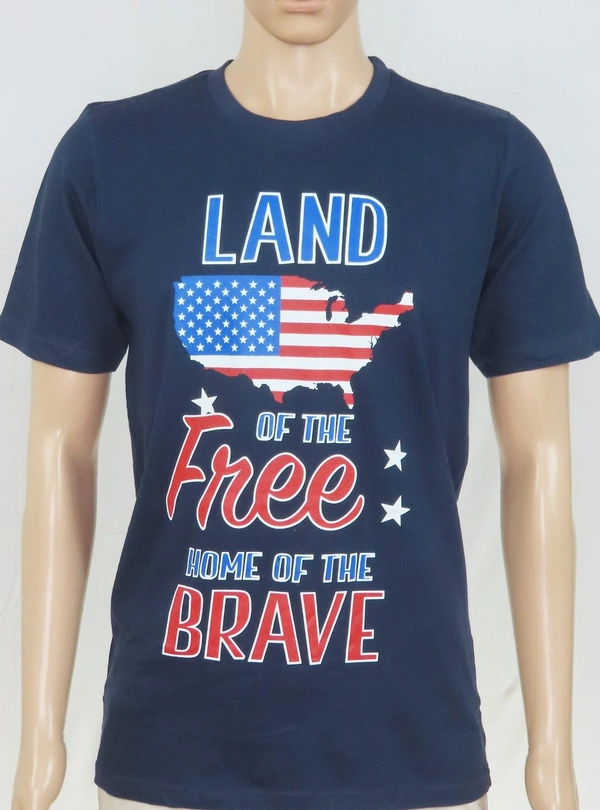 ADTN ADINPRINTED TSHIRT  - Navy, XL