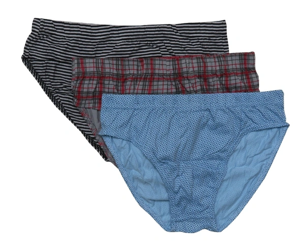 bpc and GEMO MEN BRIEFS 3 PC PACK 9A1 - Mixed Colours, M