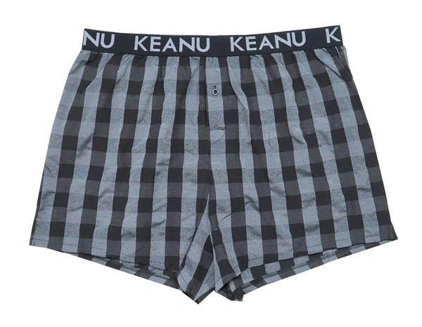 KEANU MENS 3 PCS PACK WOMEN BOXER SHORTS 3A1 - Mixed Colours, XXL