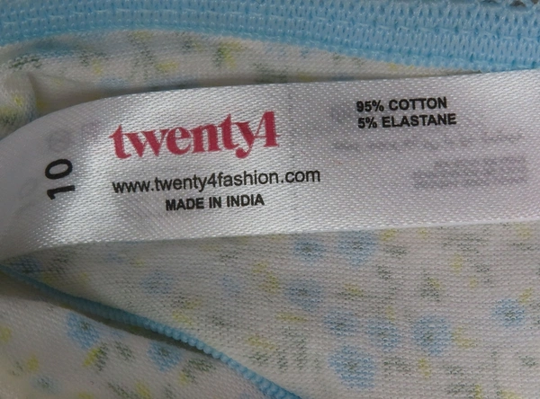 Twenty 4 and CLOSET TWENTY 4 LADIES 5 PACK BIKINI BRIEFS 5B1 - Mixed Colours, L