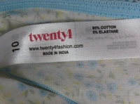 Twenty 4 and CLOSET TWENTY 4 LADIES 5 PACK BIKINI BRIEFS 5B1 - Mixed Colours, XL