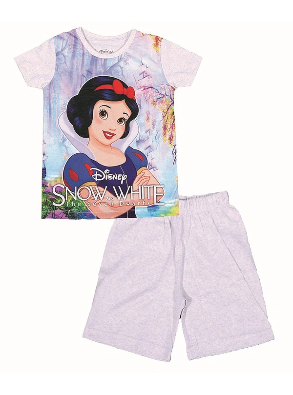 Disney  DISNEY GIRLS PRINTED SHORTY SET  7E1 - as image, 2-3y