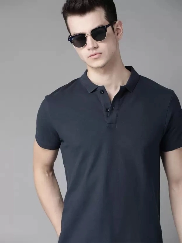 THE ROADSTER MENS SHORT SLEEVES POLO  2F1 - Navy, L