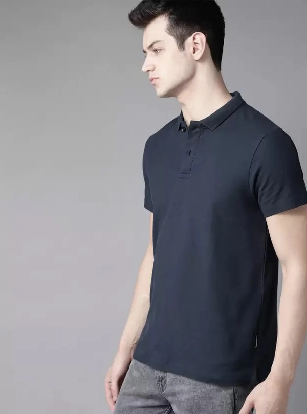 THE ROADSTER MENS SHORT SLEEVES POLO  2F1 - Navy, L