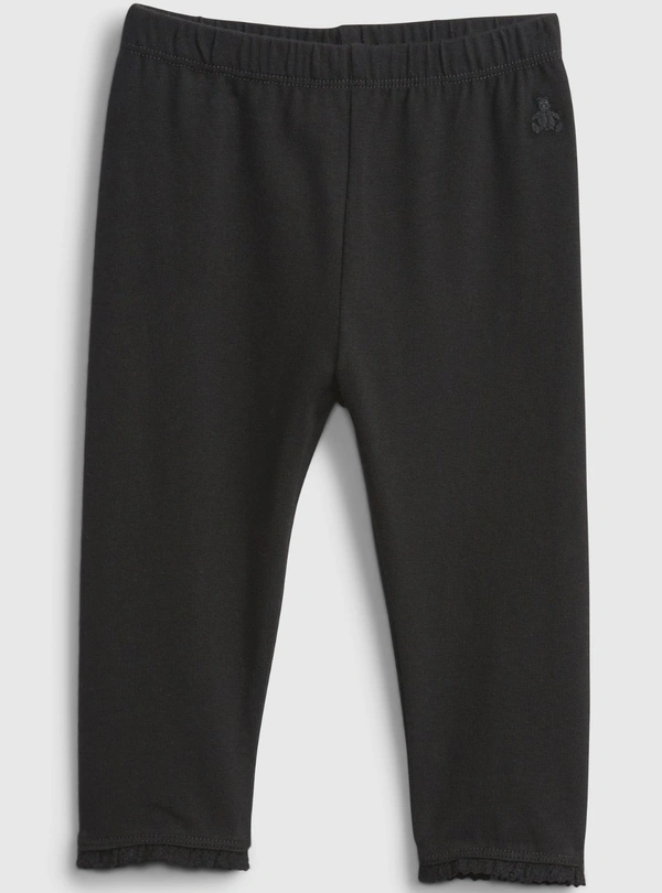 GAP BABY  GIRLS LEGGING  4E2 - Black, 3-6m