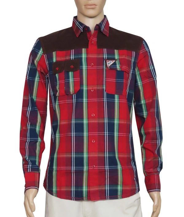 UCLA MENS CHECKED  WOVEN SHIRT  8A9 - as image, XXL
