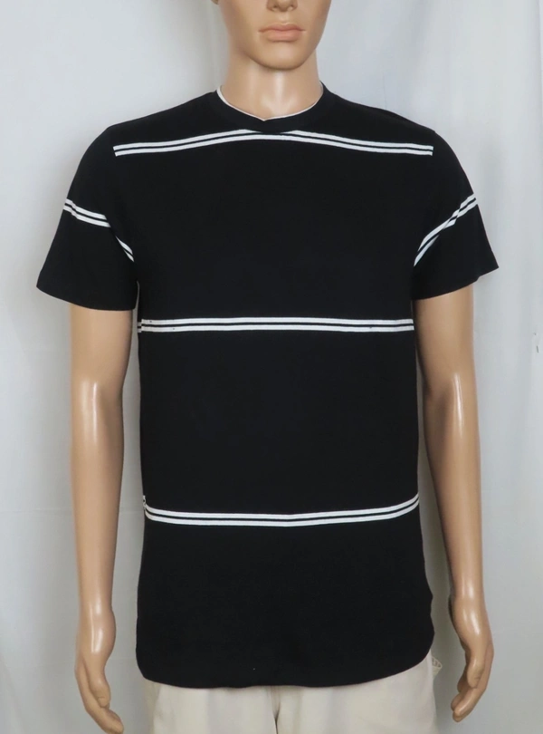 DENIM&FLOWER STRIPED TSHIRT 2E1