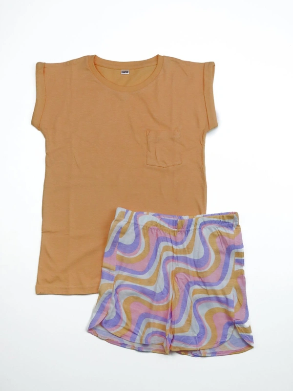 ZEEMAN  GIRLS PRINTED SHORTY PYJAMA SETS  1B6