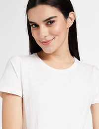 SYMBOL ESSENTIALS SYMBOL LADIES STRETCH TSHIRT 0G2 - White, XL