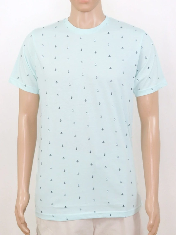 Denim & Flower  DENTM & FLOWER PRINTED T SHIRT  1H1 - Blue Aop, XL