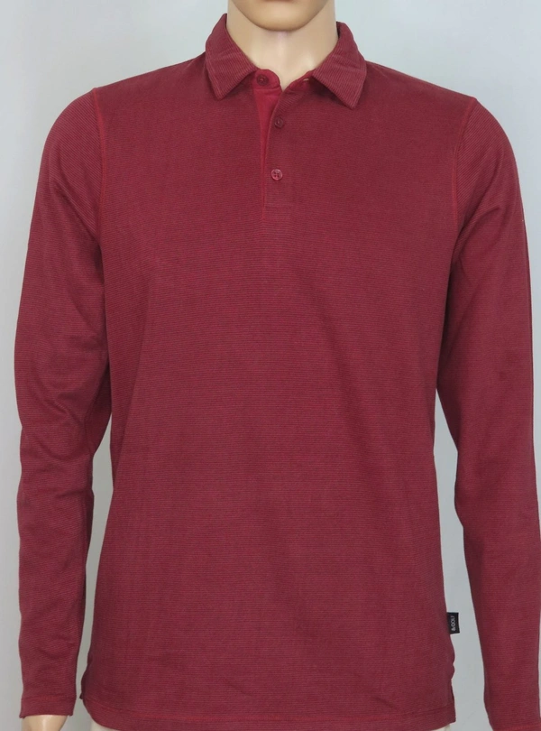 GOLF &GOLF LONG SLEEVE WINTER POLO 1A3 - Red, L