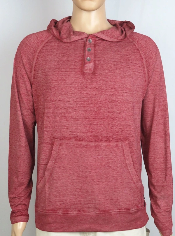 Silver Jeans  SILVER JEANS HOODED LONG SLEEVE T SHIRT OS2 - Burgundy, L