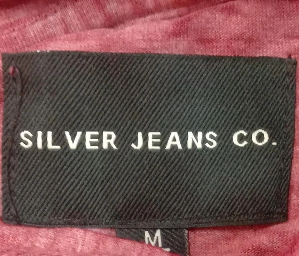Silver Jeans  SILVER JEANS HOODED LONG SLEEVE T SHIRT OS2 - Burgundy, L