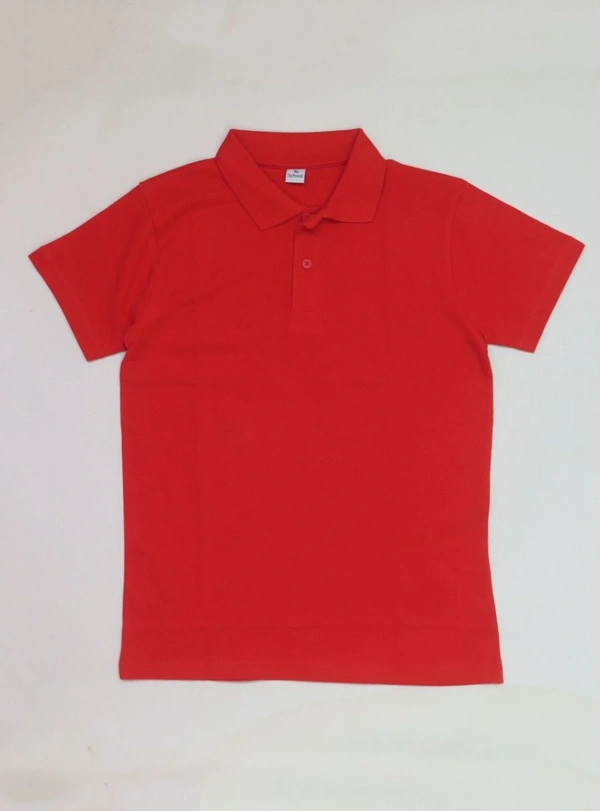 S4S TU 12 YEARS BOYS SCHOOL POLO P12 - Red, 8Y