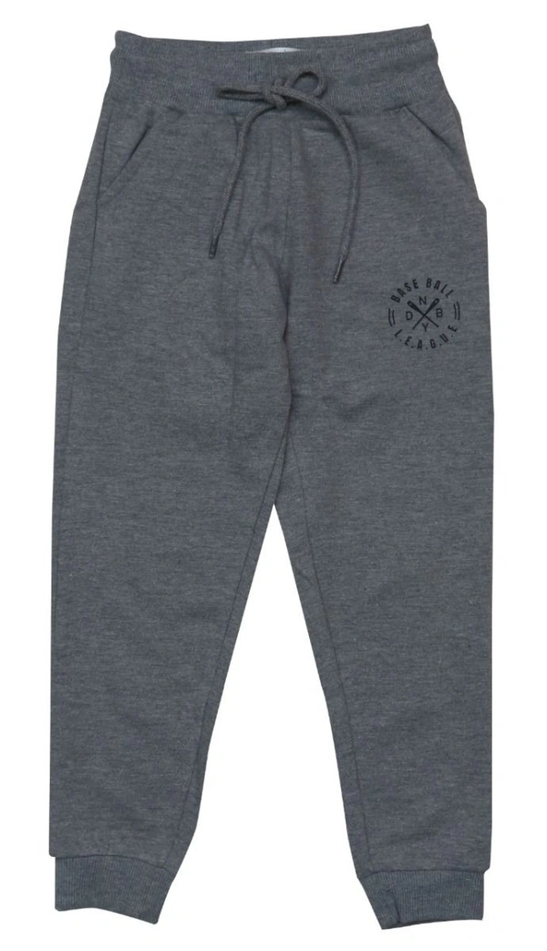 DBNY BOYS FRENCH TERRY JOGGER 05A - DARK HEATHER, 3Y/4Y